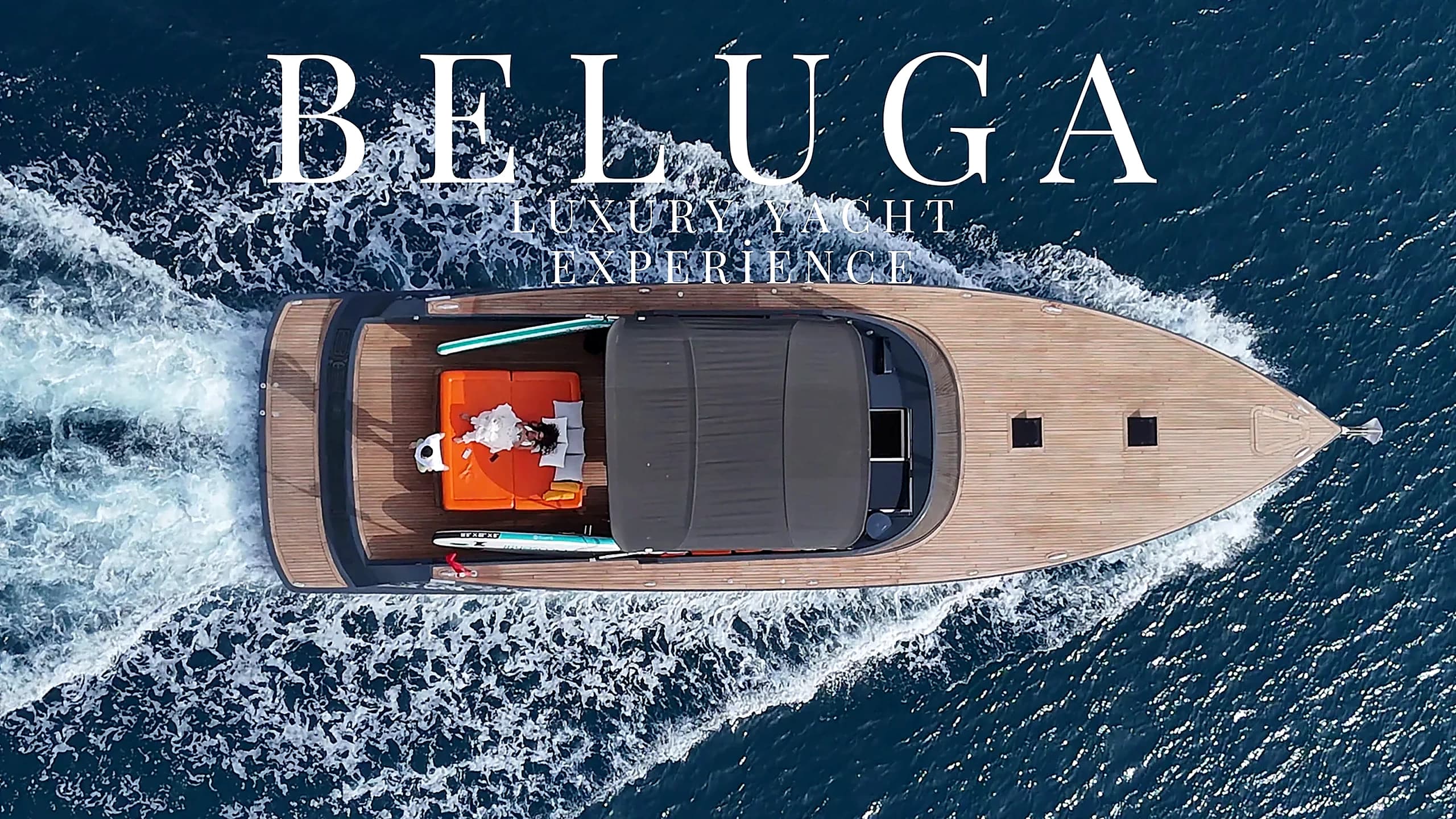 Beluga 60 Luxury Yacht Experience presentation brochure cover
