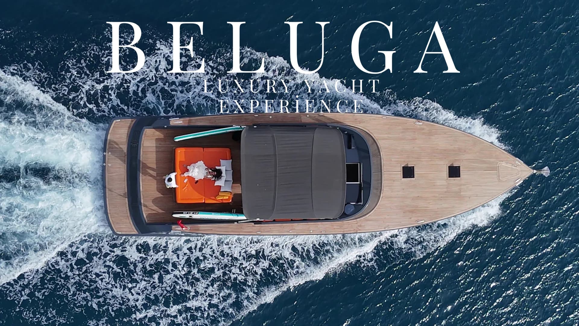 Beluga 60 Luxury Yacht Experience presentation brochure cover