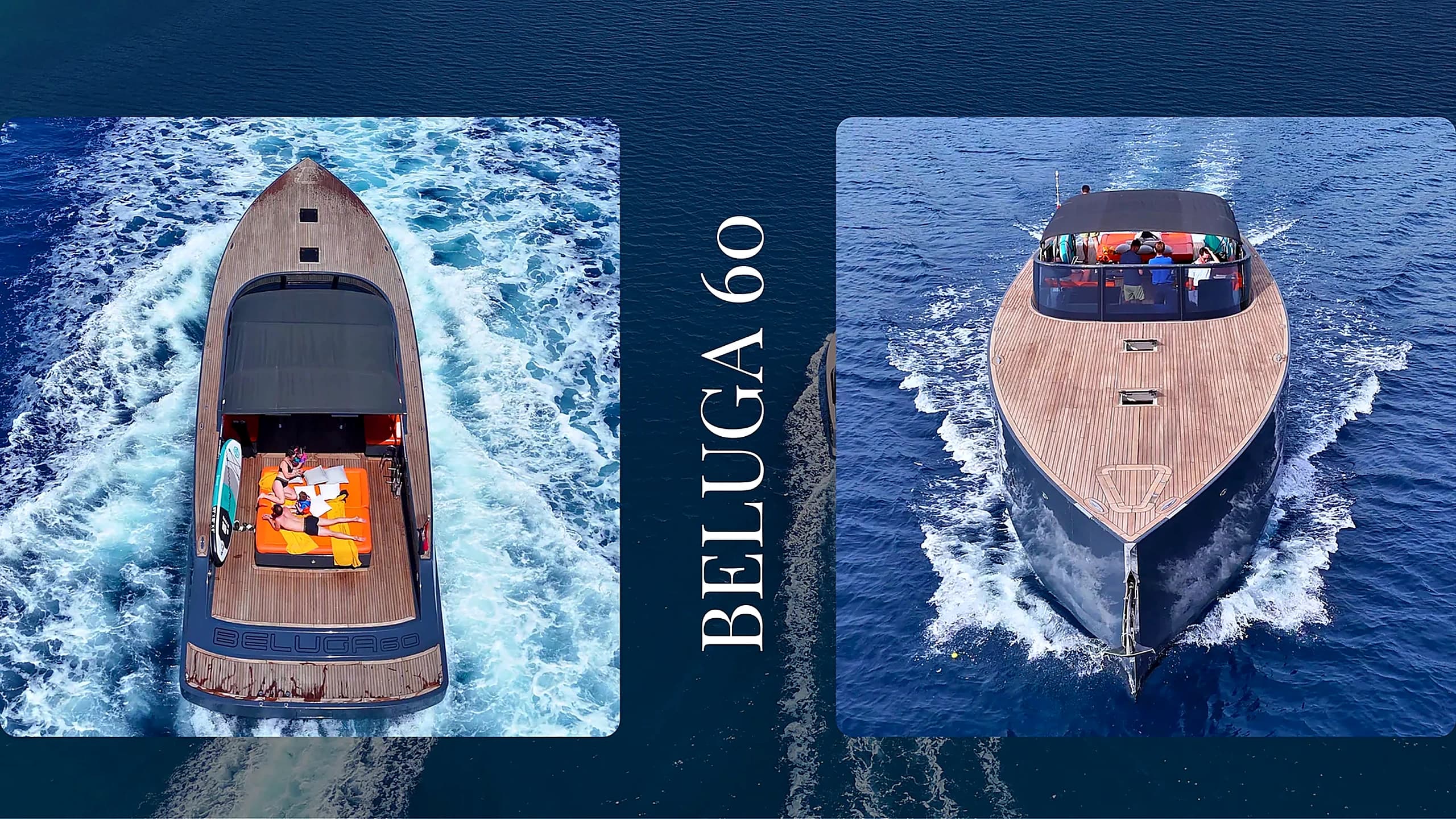 Interior accommodation layout overview of Beluga 60
