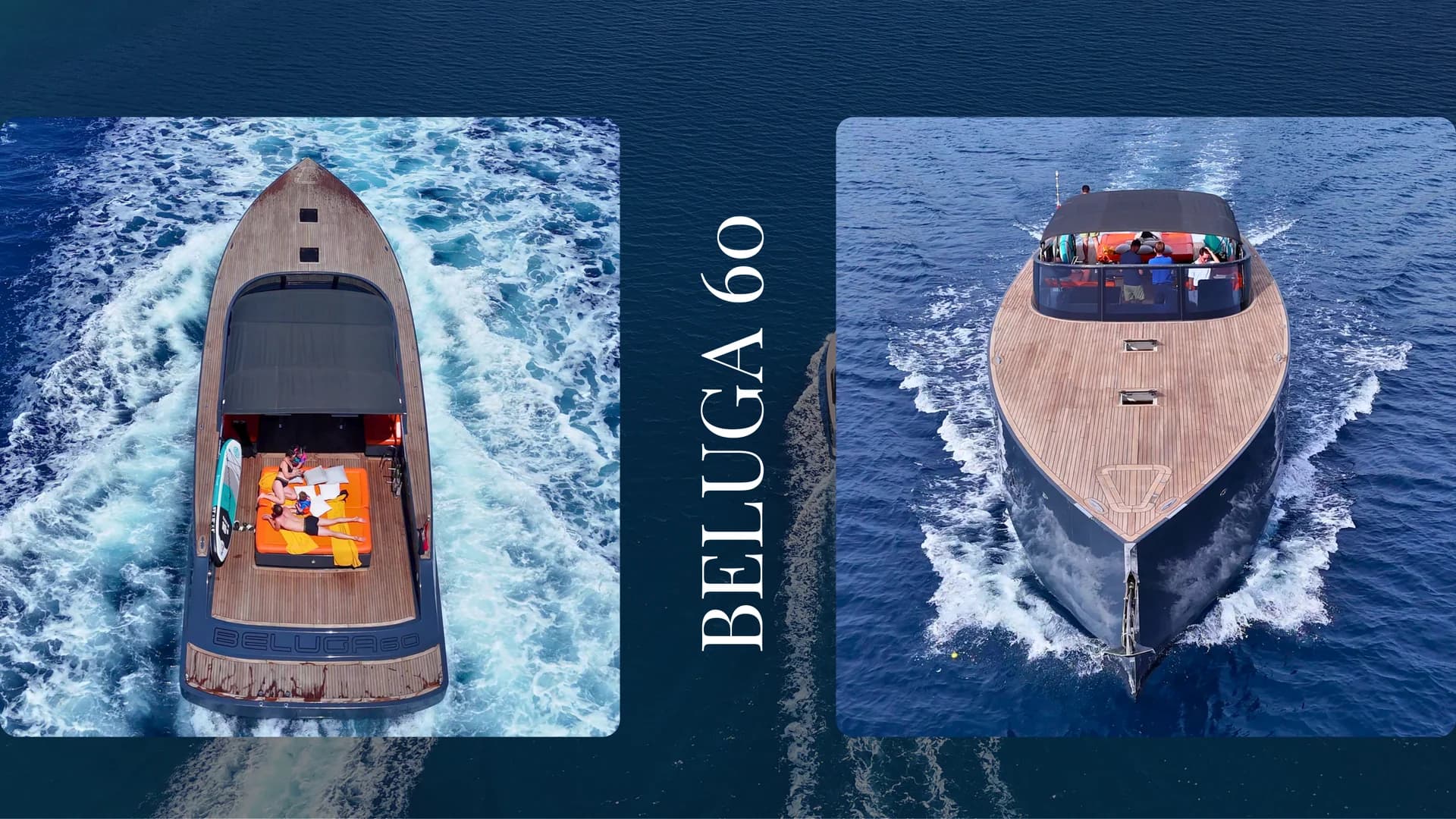 Interior accommodation layout overview of Beluga 60