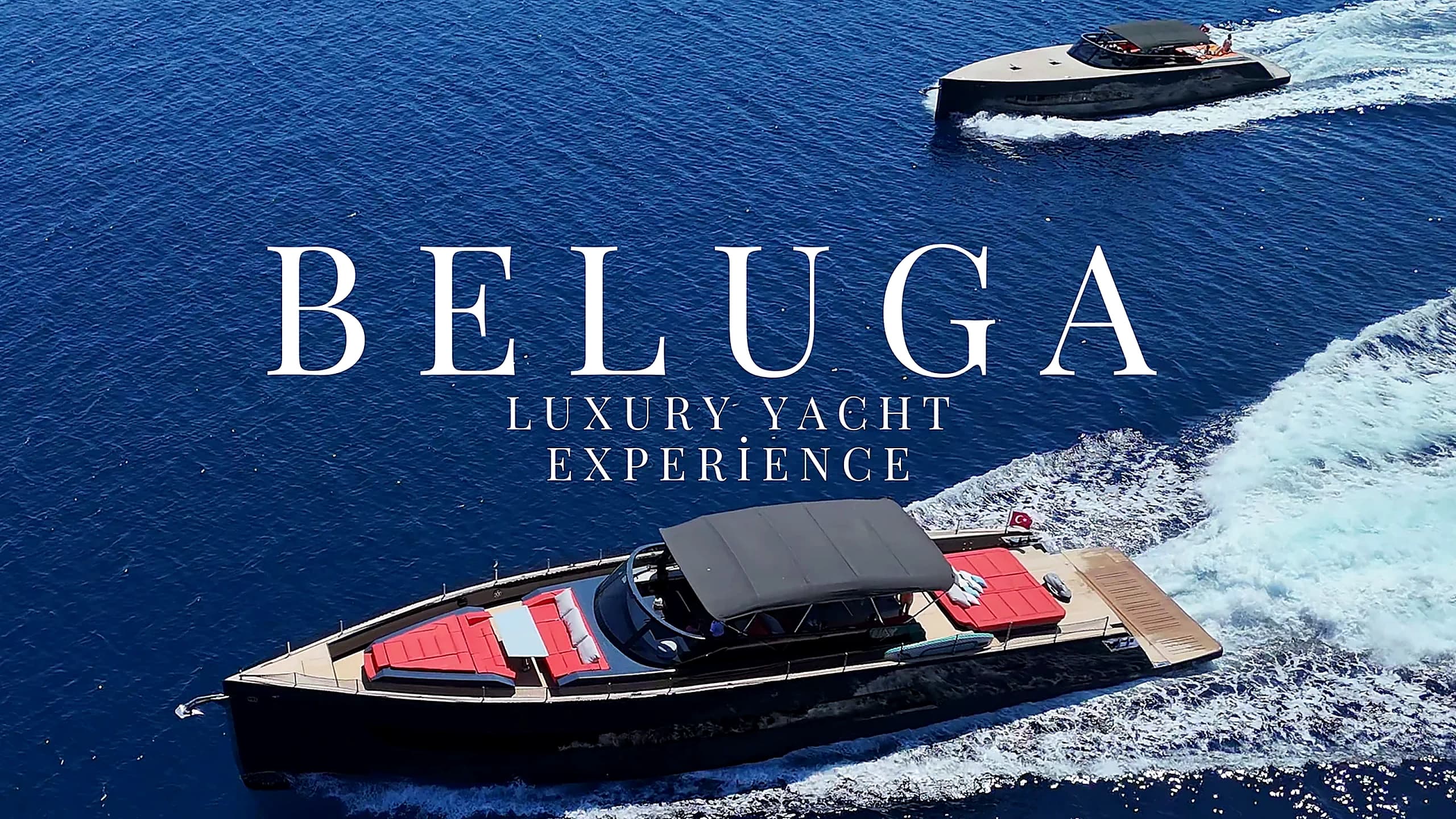 Beluga 80 Luxury Yacht Experience presentation brochure cover