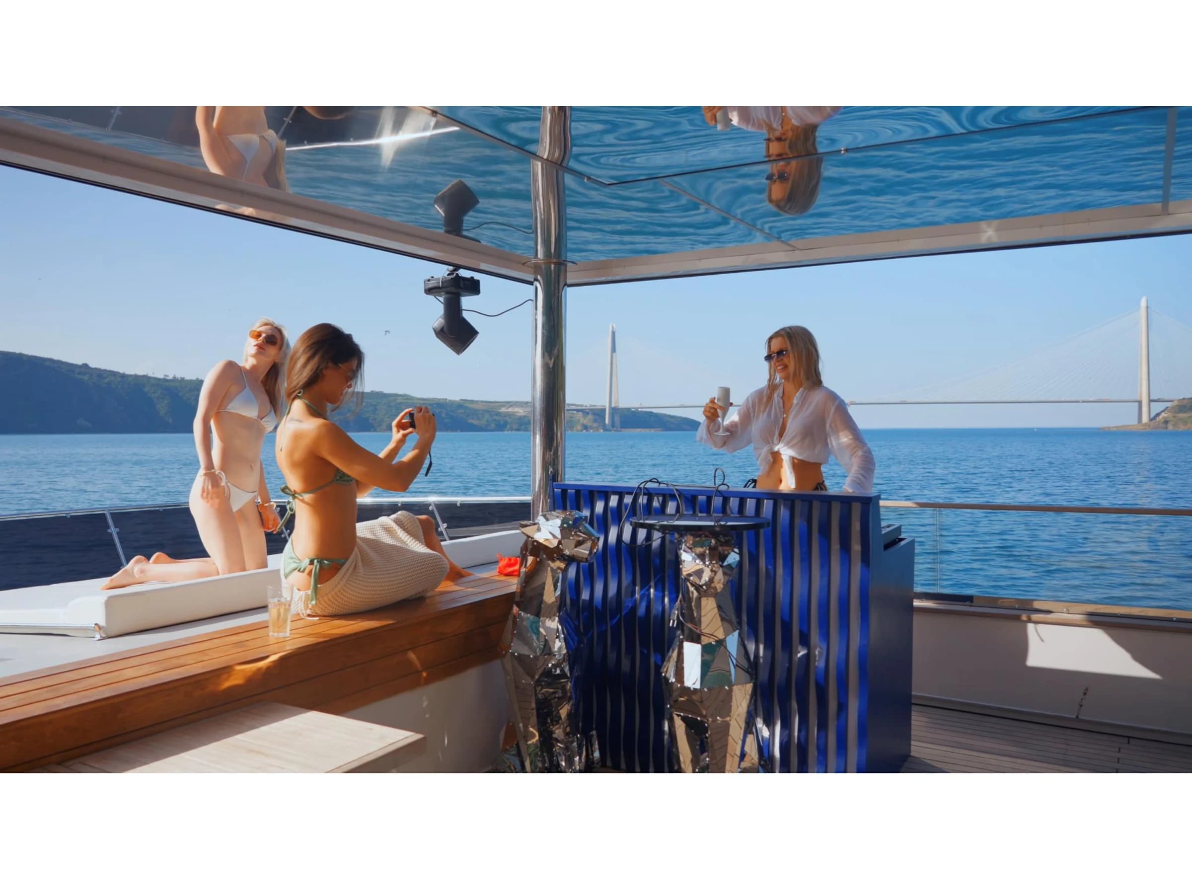 Bodrum Luxury 24M Catamaran DJ deck event 36