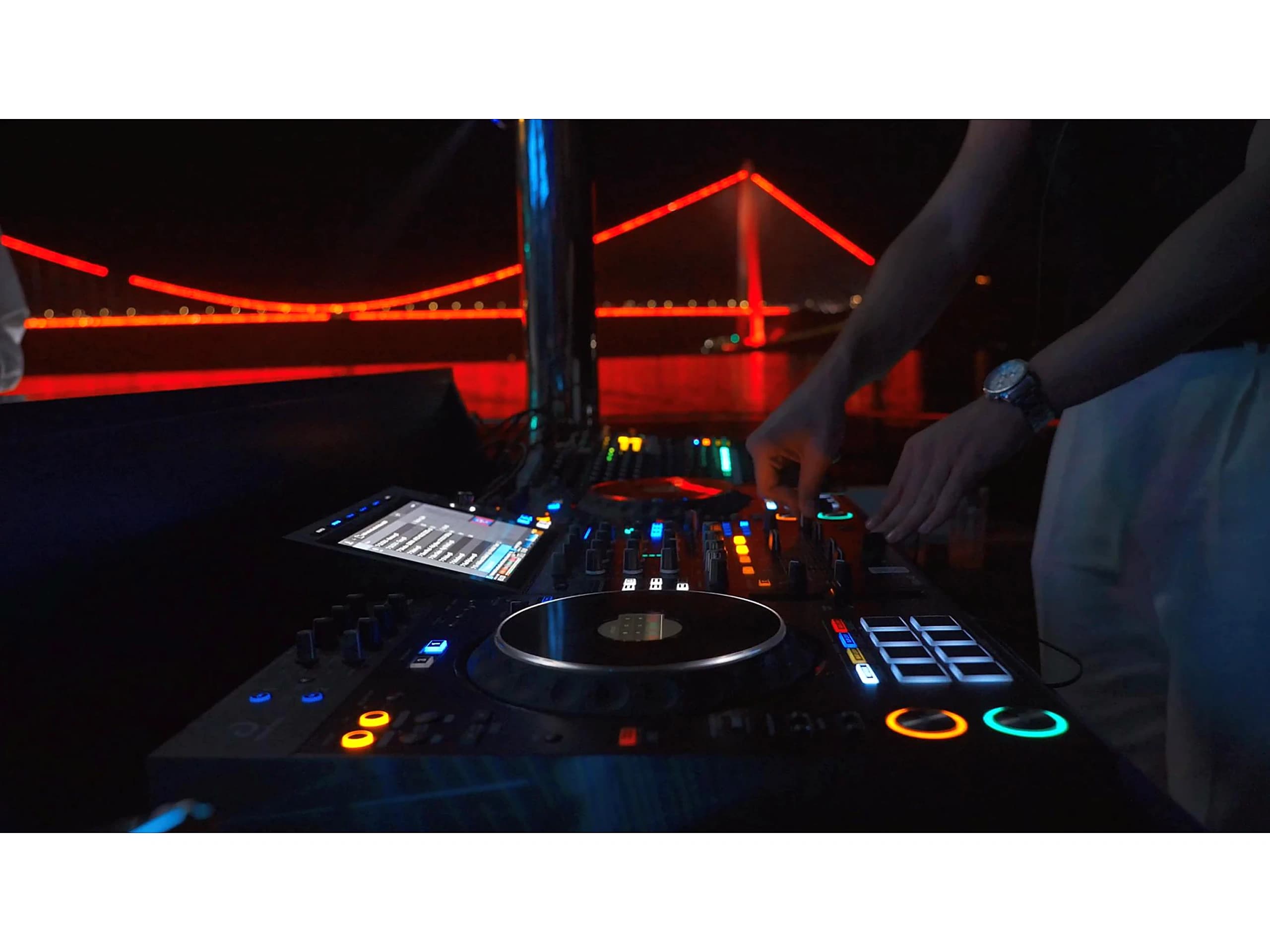 Bodrum Luxury 24M Catamaran evening event lighting 51