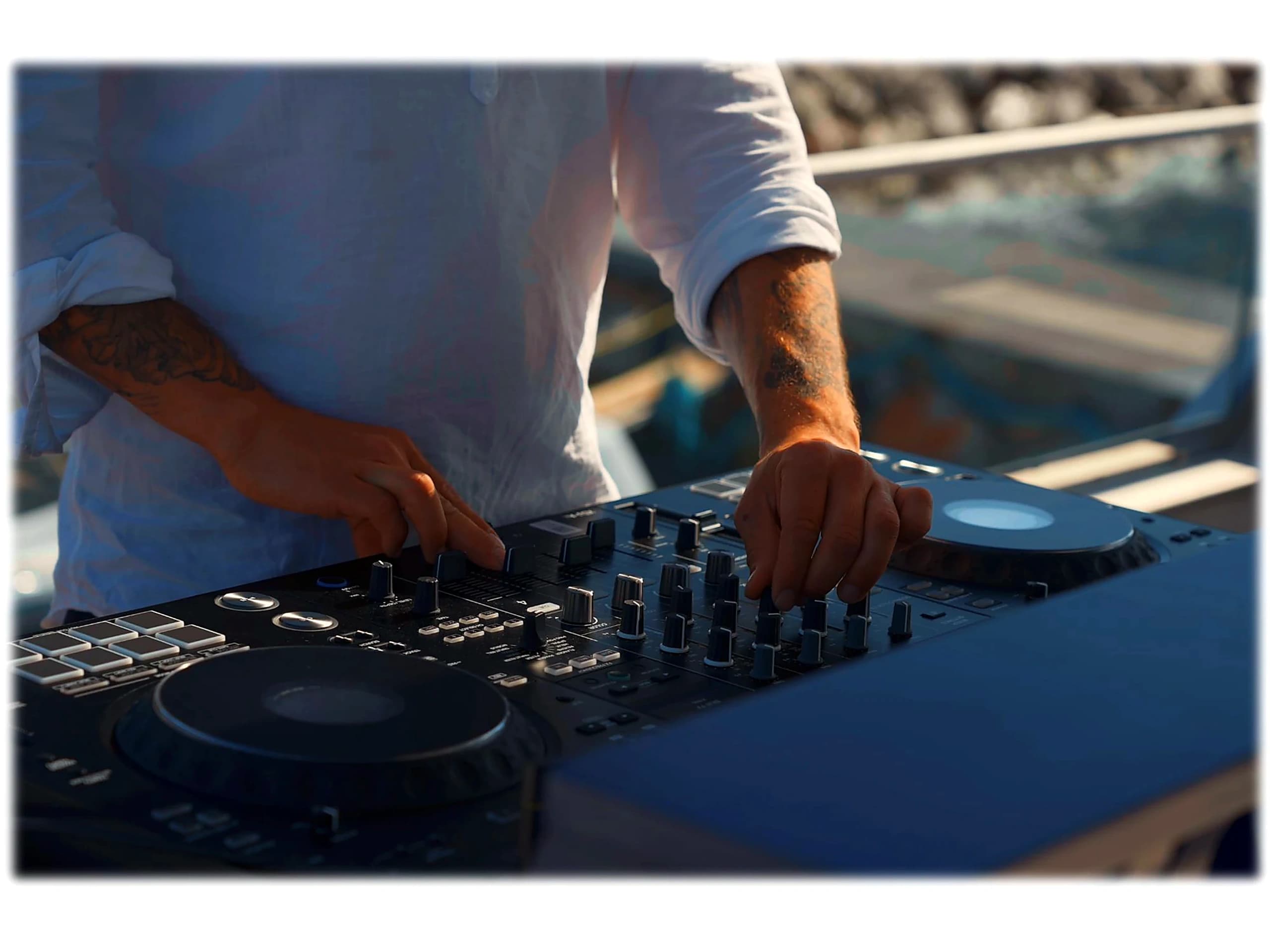 Night party and deck lighting on Bodrum Luxury Catamaran