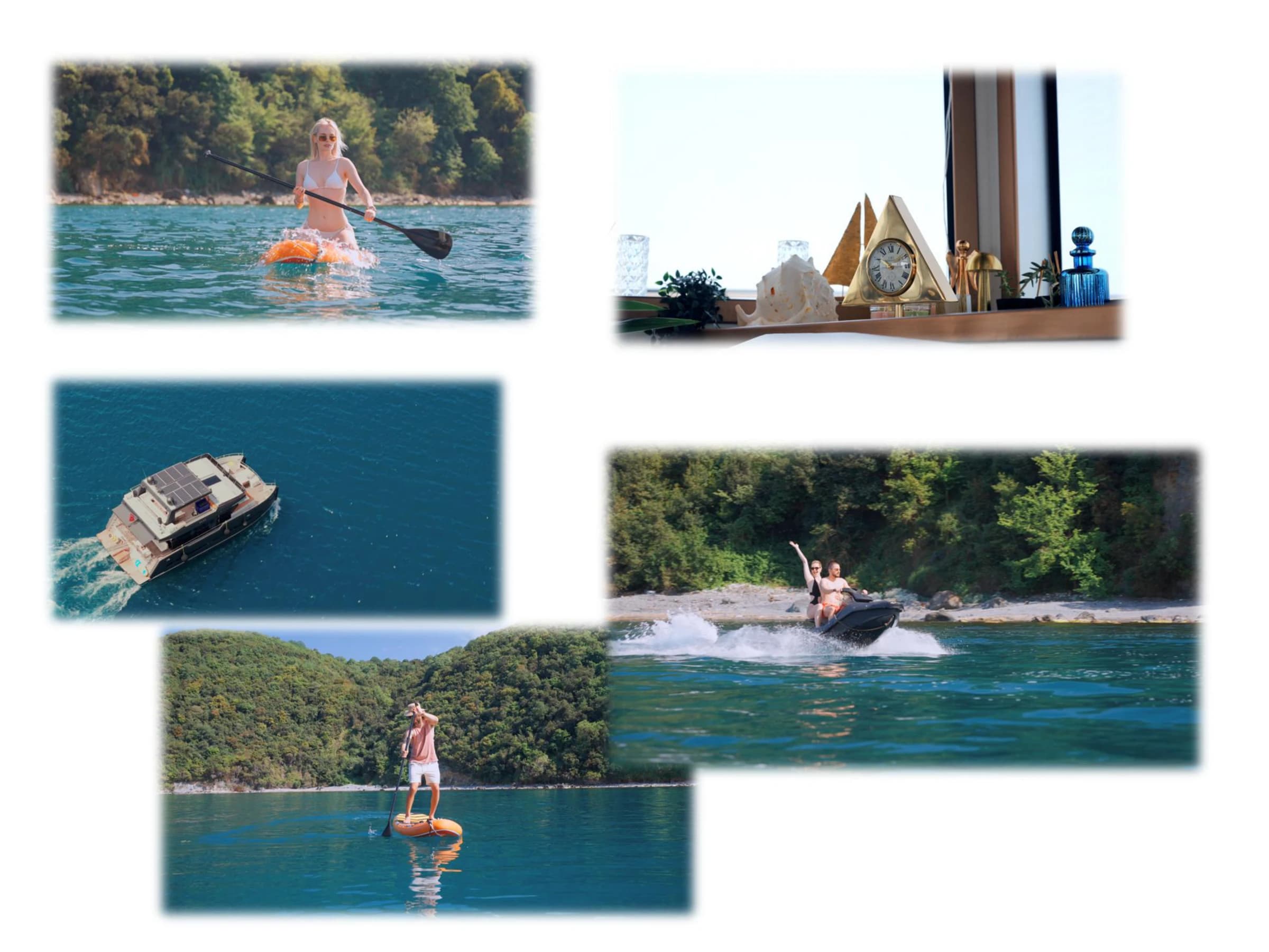 Bodrum Luxury 24M Catamaran paddleboard activities 55