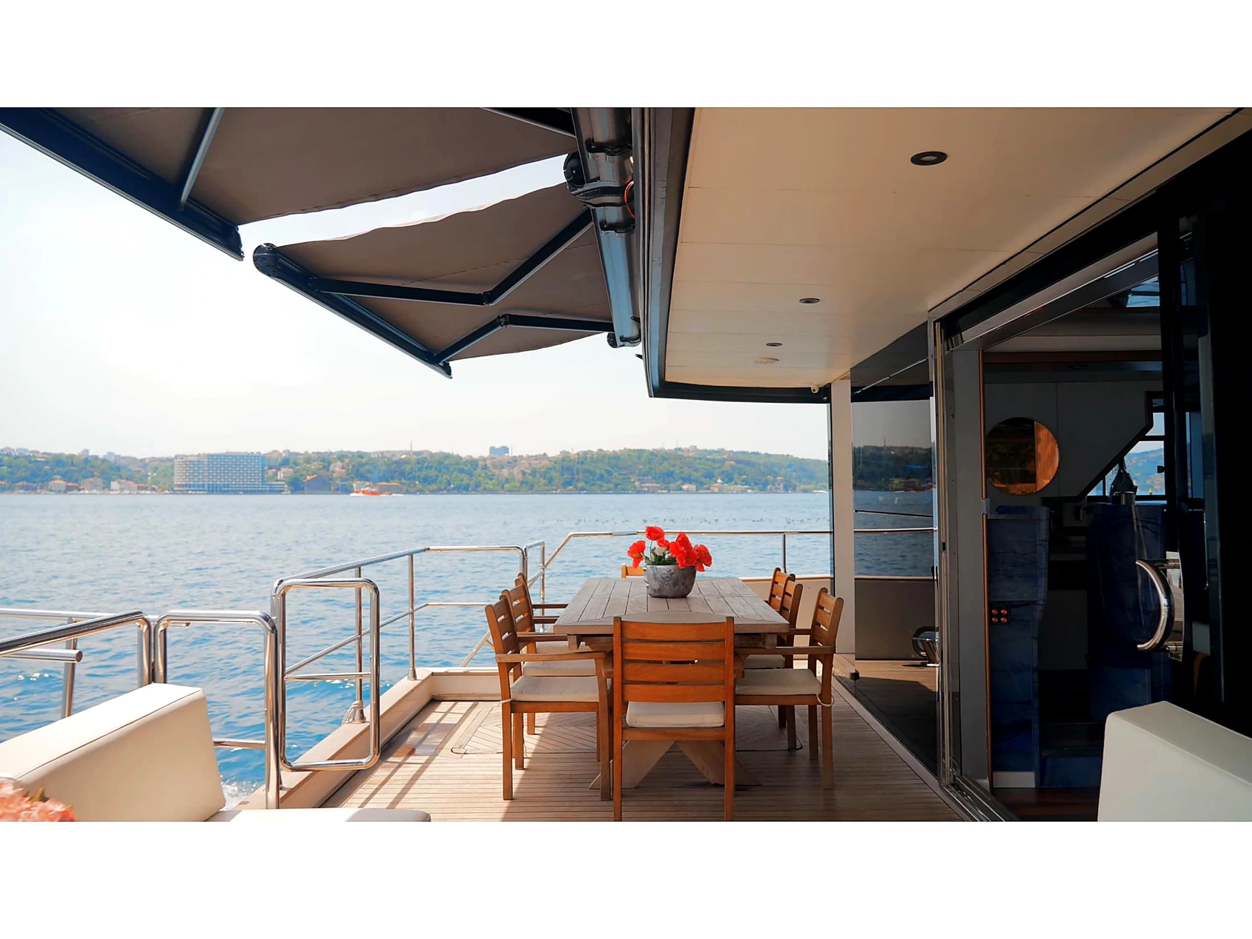 Bodrum Luxury 24M Catamaran jacuzzi deck lounge 12