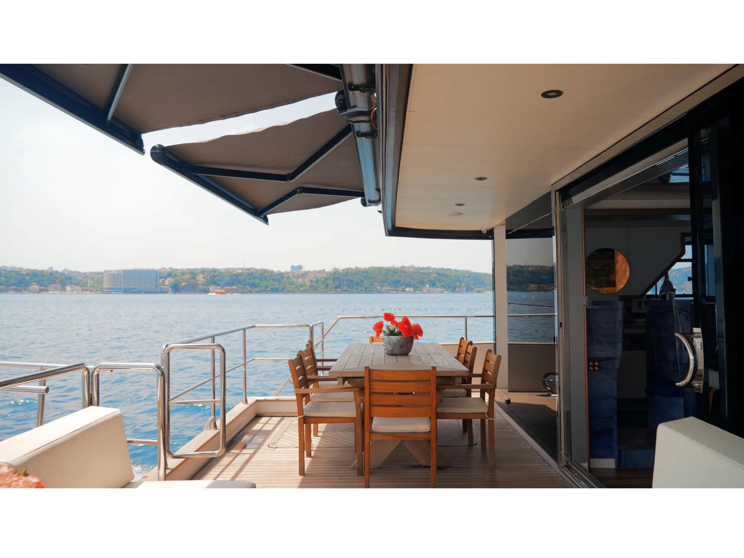 Bodrum Luxury 24M Catamaran jacuzzi deck lounge 12