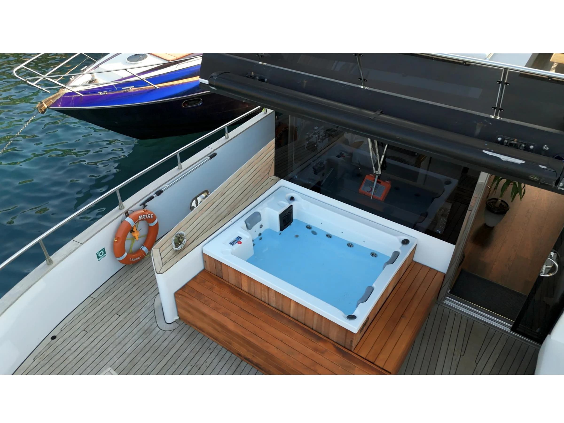Bodrum Luxury 24M Catamaran upper deck lounge 30