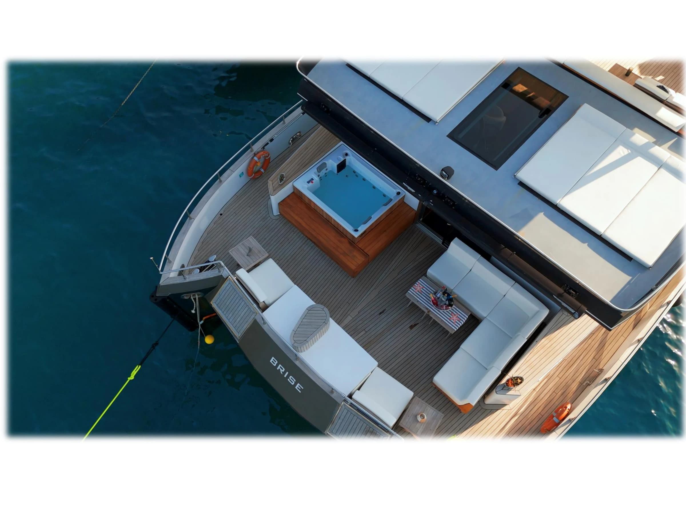Bodrum Luxury 24M Catamaran upper deck lounge 32