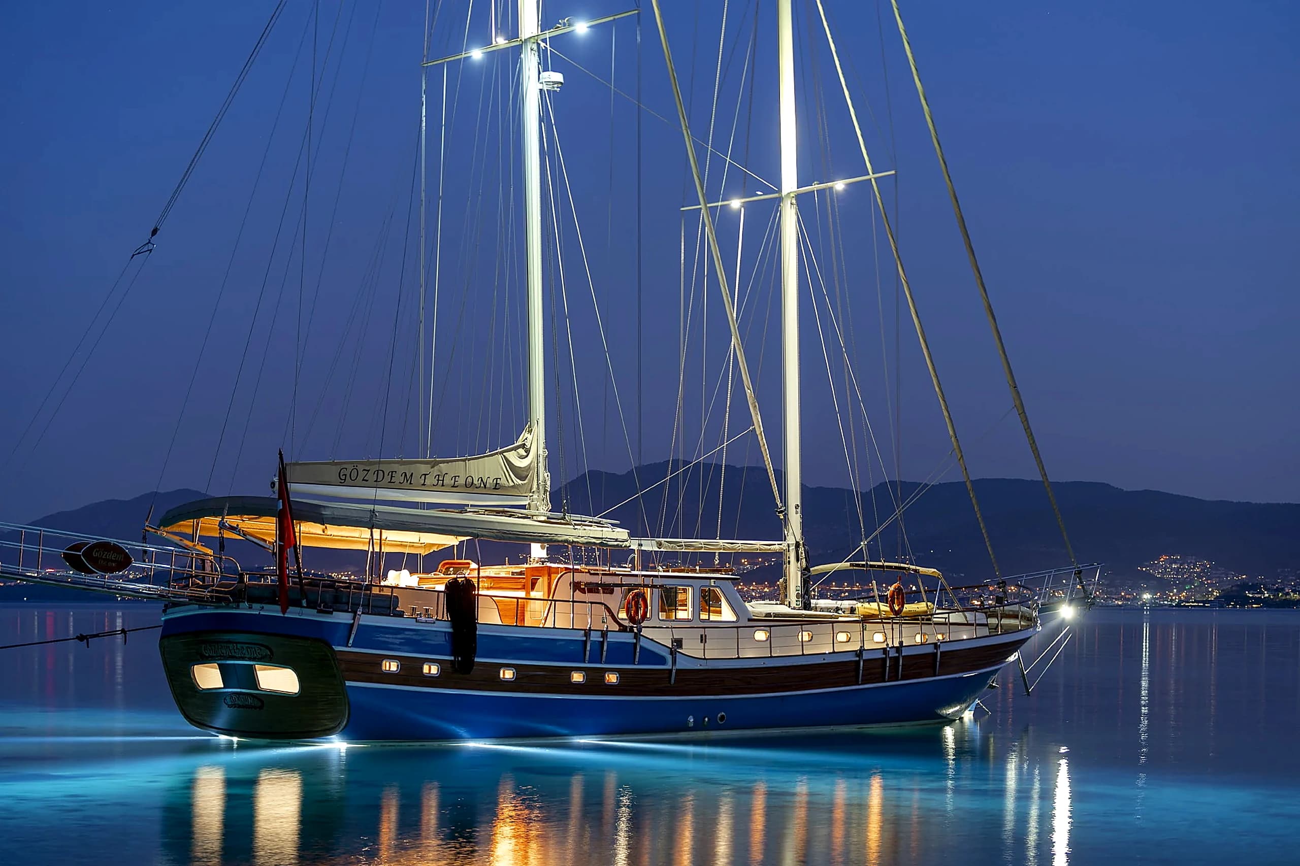 Spectacular Sunset Sailing Experience Along Turkish Riviera on Gözdem The One