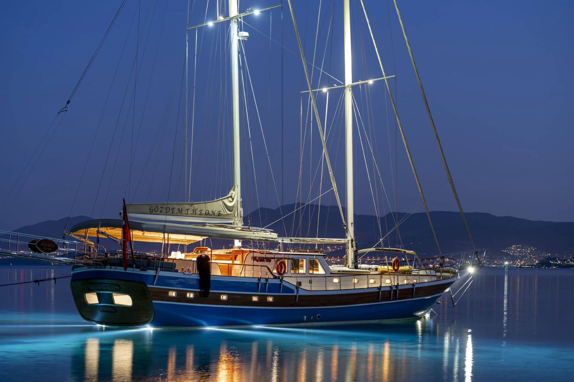 Spectacular Sunset Sailing Experience Along Turkish Riviera on Gözdem The One