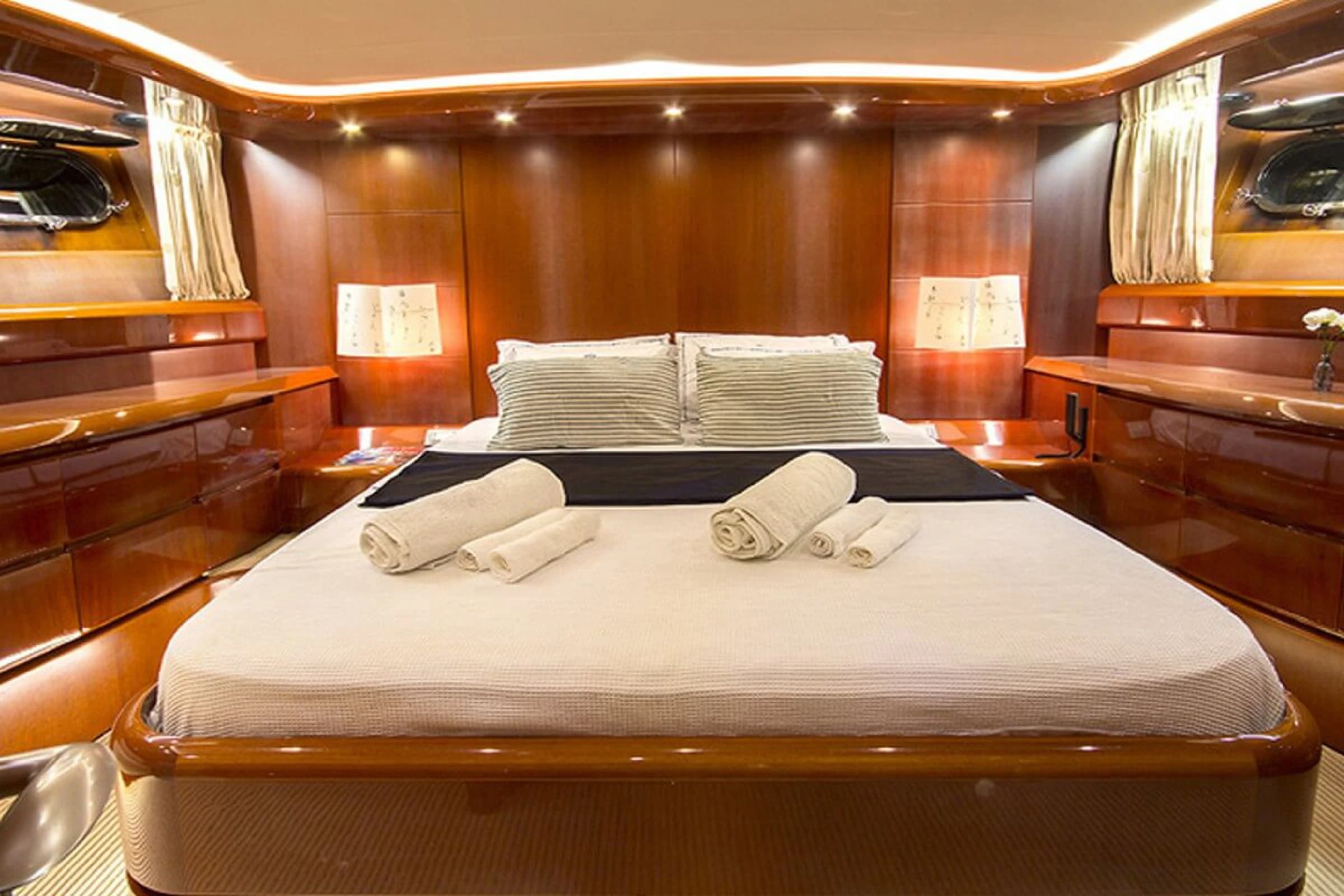 Maiora 24 Luxury Motor Yacht cabin stateroom 12