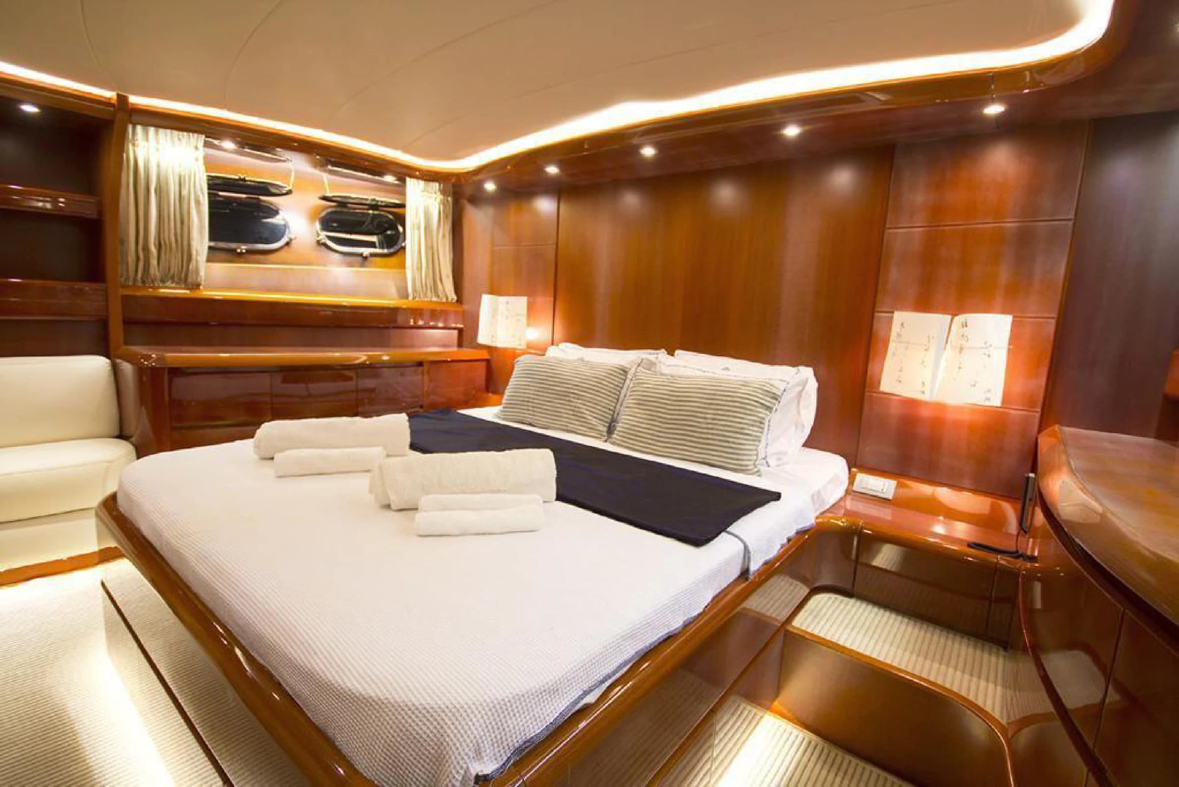 Maiora 24 Luxury Motor Yacht cabin stateroom 13