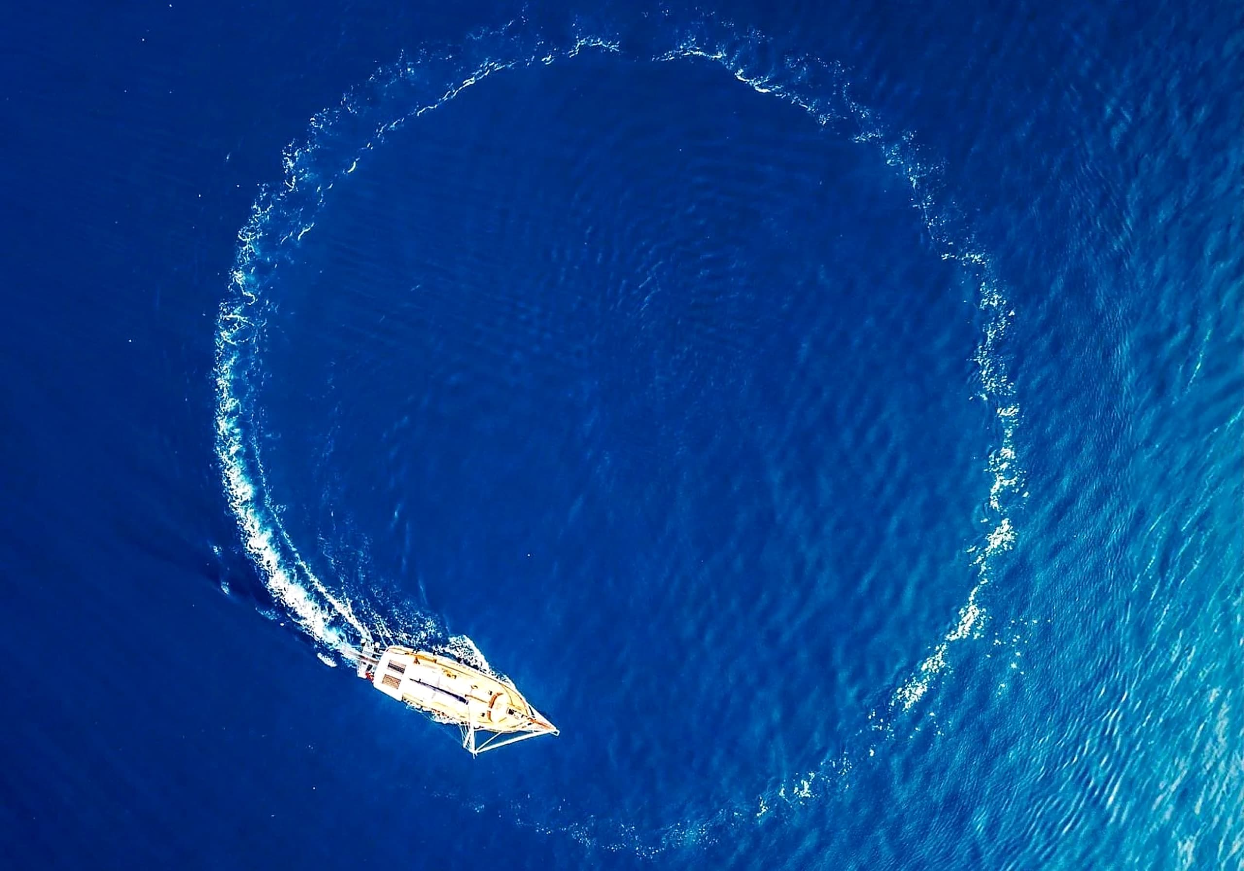 Onboard Deck Jacuzzi and Relaxation Zone with Sea View on Muka Yacht
