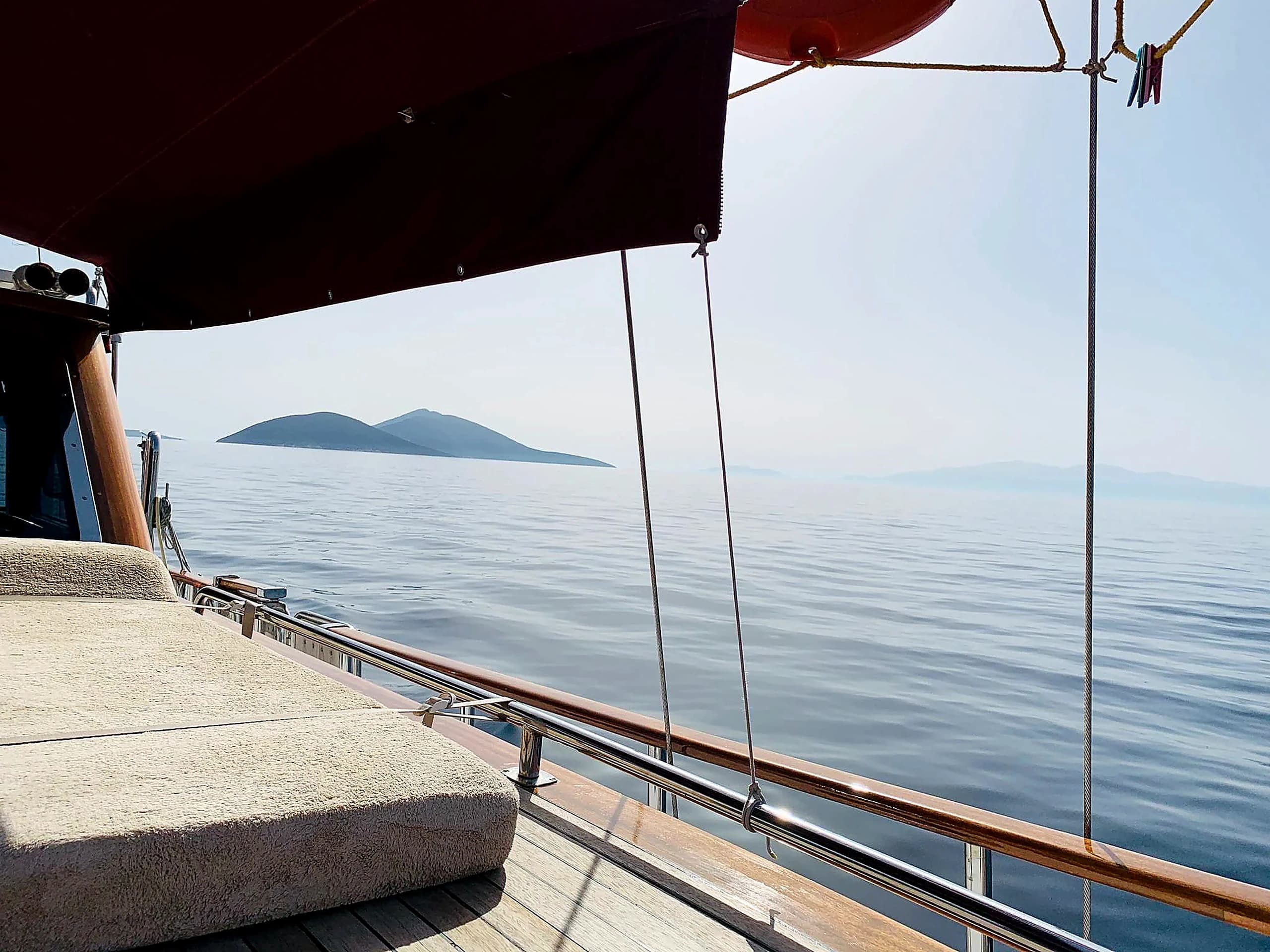 Atmospheric Underwater and Deck Lighting on Muka Yacht at Night in Bodrum