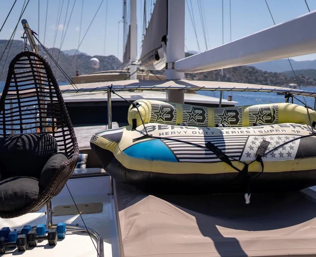 Nevra Queen 40-Meter Turkish Gulet Cruising Along Bodrum and Gocek Bays