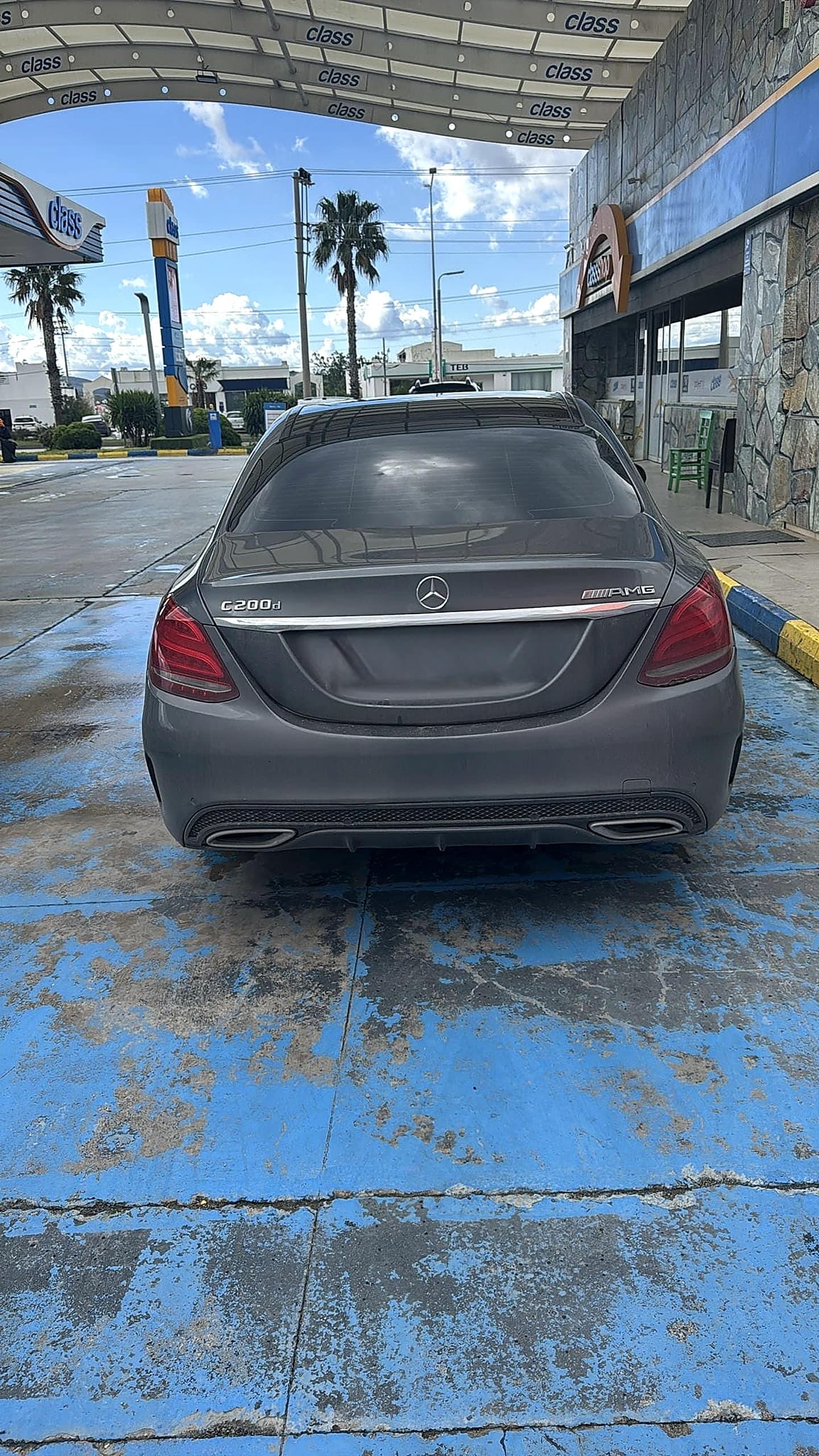 Bodrum VIP Sedan Mercedes C Class Gri Arka Gorunus 04