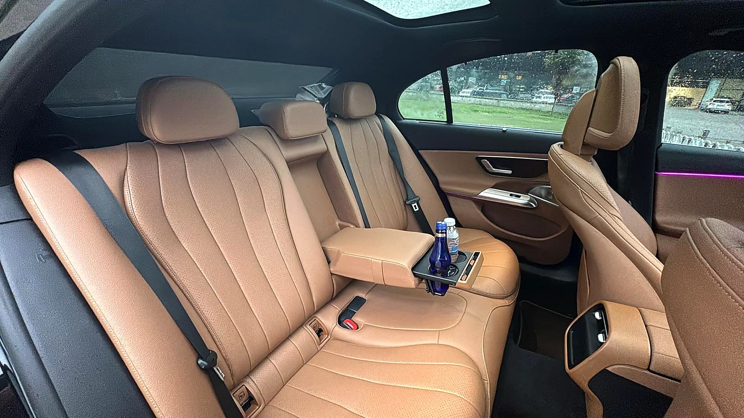 Bodrum VIP Sedan Mercedes S Class Taba Deri Arka Koltuk Lounge 15