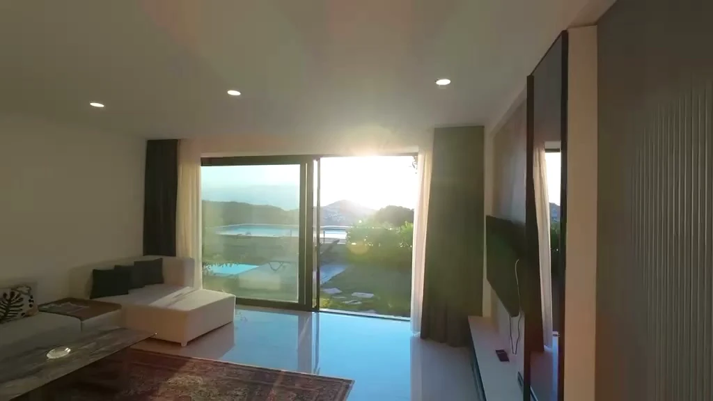 Elegantly Furnished VIP Guest Bedroom with Air Conditioning and Sea View